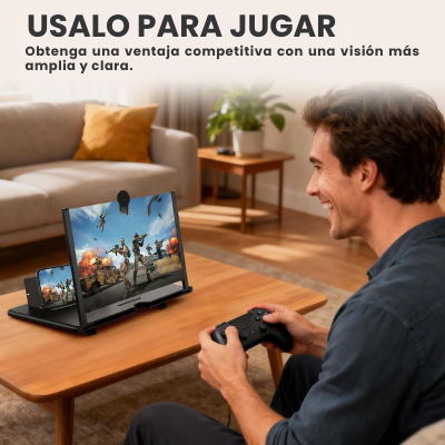 AMPLIFICADOR DE PANTALLA HD PORTÁTIL PARA CELULAR