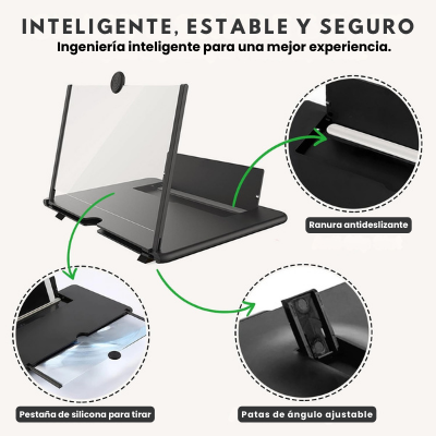 AMPLIFICADOR DE PANTALLA HD PORTÁTIL PARA CELULAR
