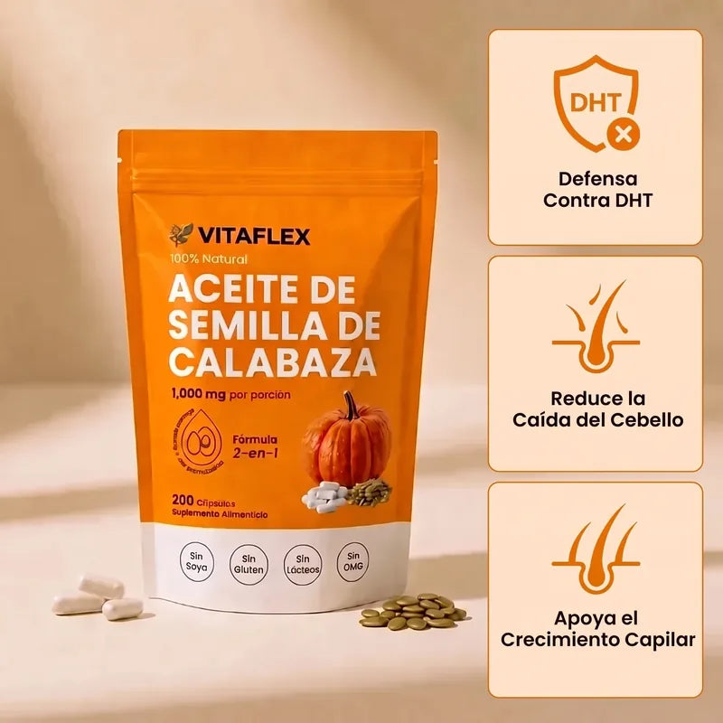 Cápsulas de Aceite de Semilla de Calabaza