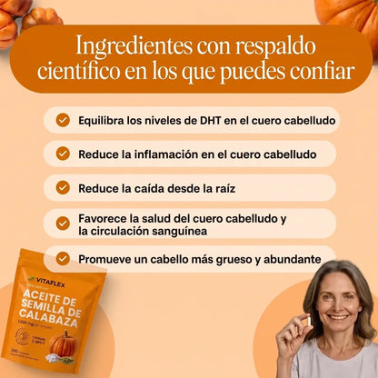 Cápsulas de Aceite de Semilla de Calabaza