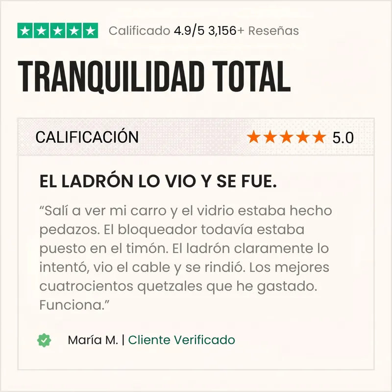 SecurePro® - BLOQUEADOR DE VOLANTE